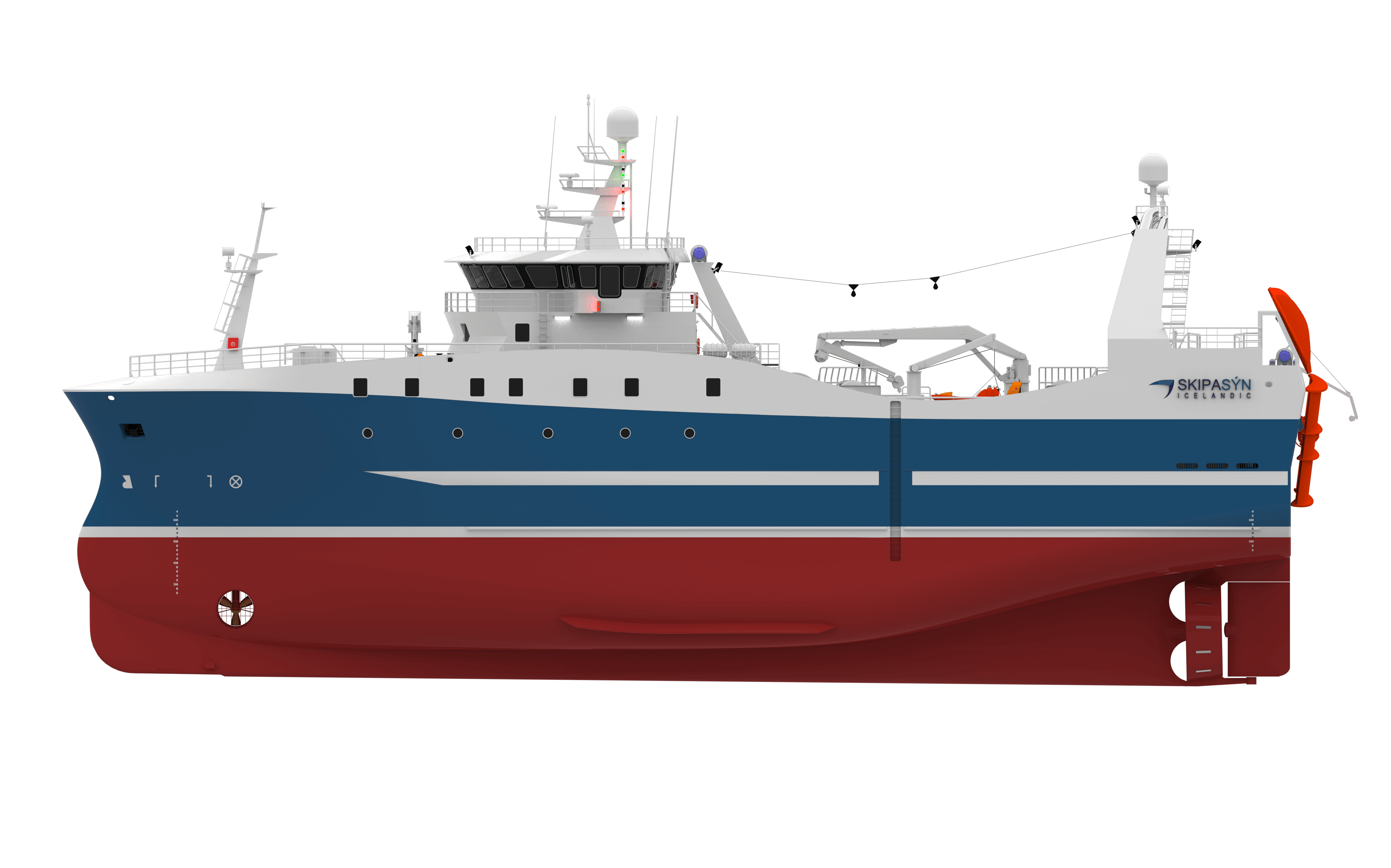 Trawler 180 - 18m safe and optimized Fishing Trawler